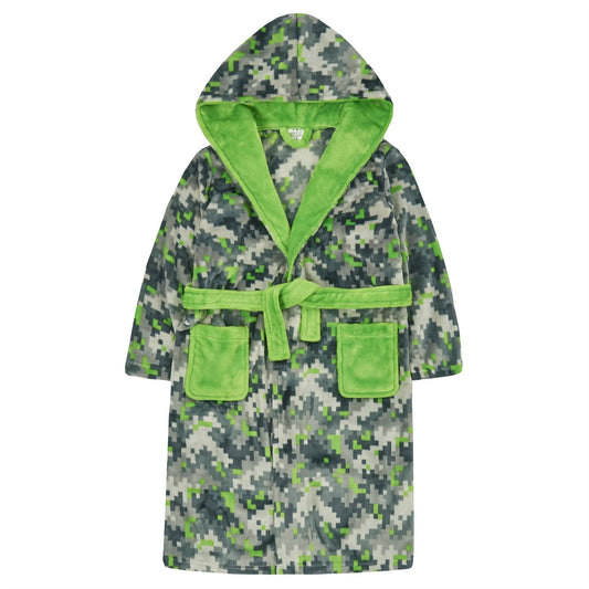 4Kidz Kids Pixels Fleece Robe