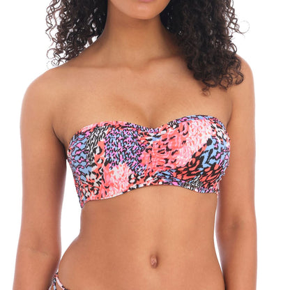 Freya Serengeti Haze Bandeau Bikini Top - Multi