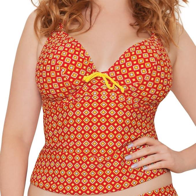 Curvy Kate Casablanca Halter Tankini Top - Saffron Curvy Kate Swimwear