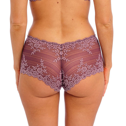 Wacoal Embrace Lace Boyshort - Italian Plum/Valerian