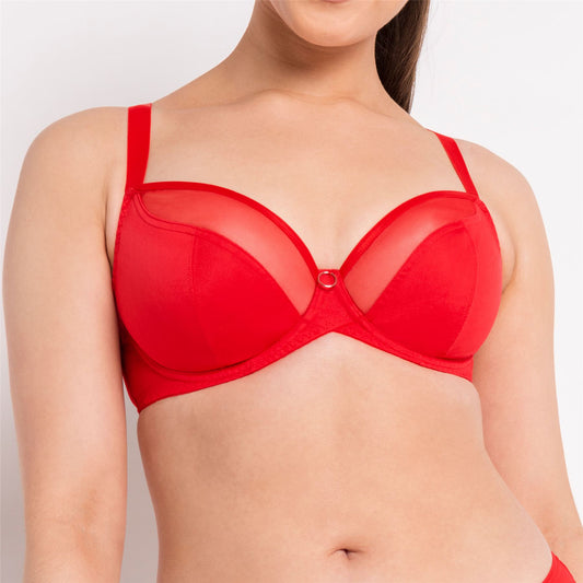 Curvy Kate Daily Balcony Bra - Flame Red