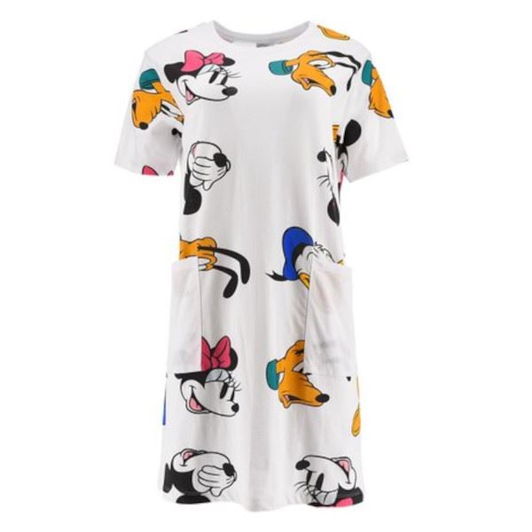 Minnie Mouse Womens Nightdress - White