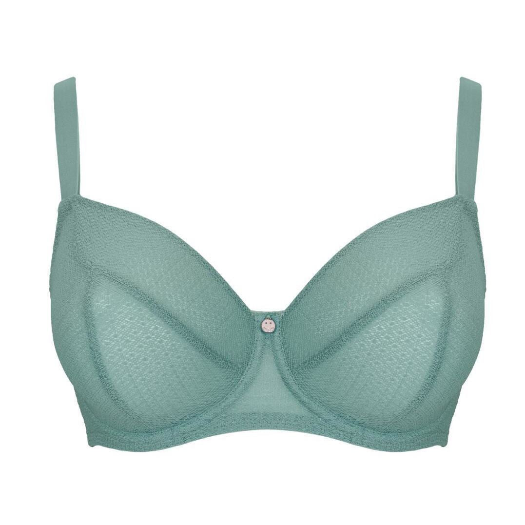 Curvy Kate Happy Boobs Balcony Bra - Sage Green