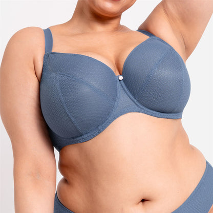 Curvy Kate Happy Boobs Balcony Bra - Denim