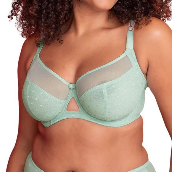 Curvy Kate Victory Polka Balcony Bra - Mint