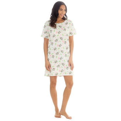 Forever Dreaming Koalas Womens Nightdress - Ivory/Multi