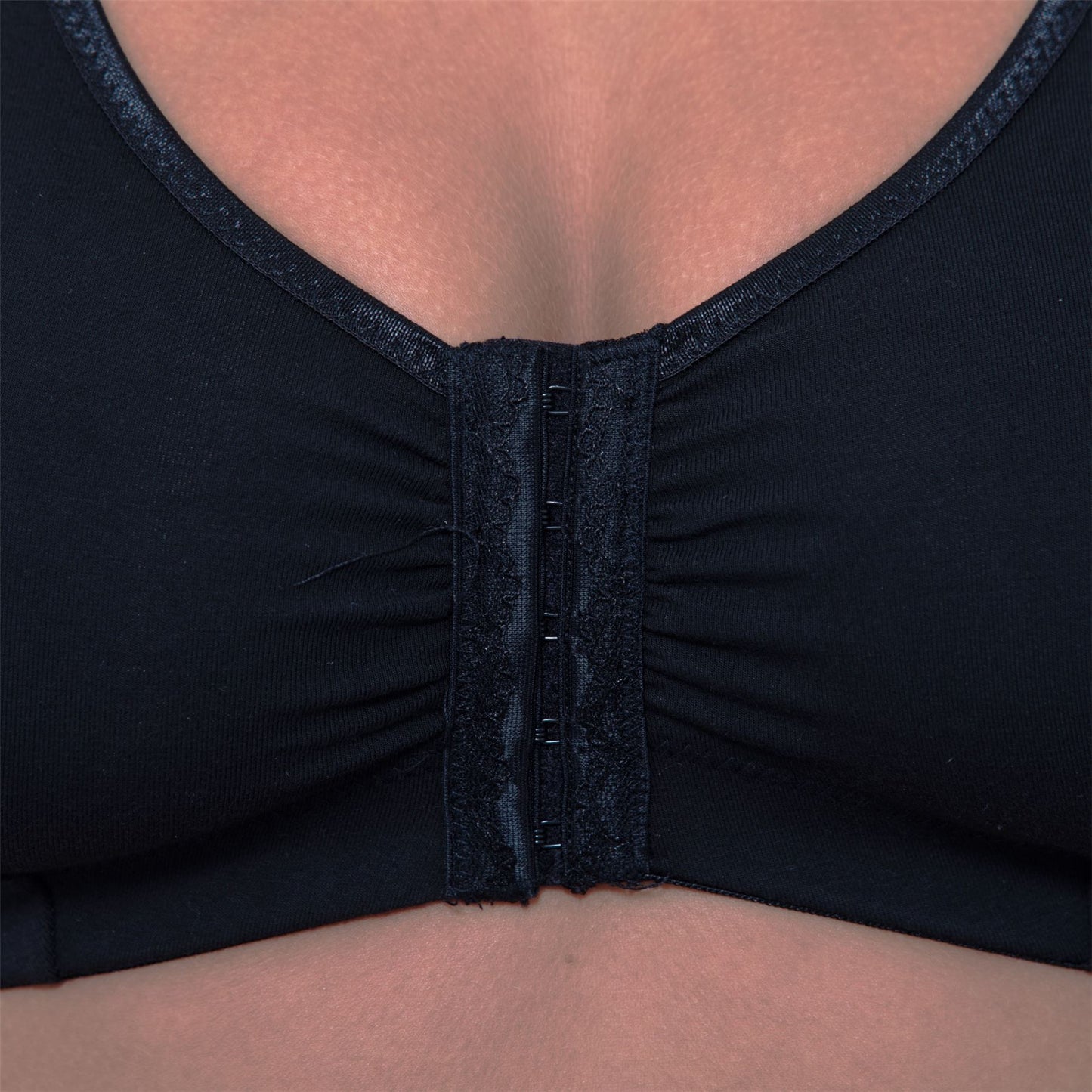 Gemm Front Fastening Bra - Black