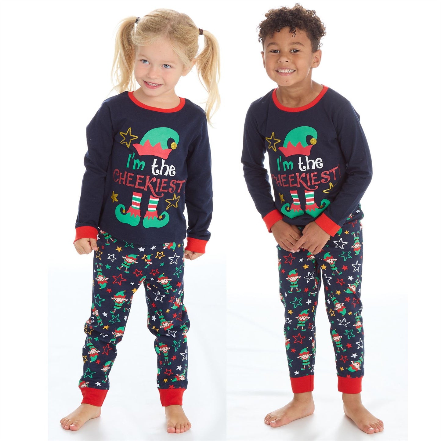 PJ's Kids 'I'm The Cheekiest' Christmas Pyjamas