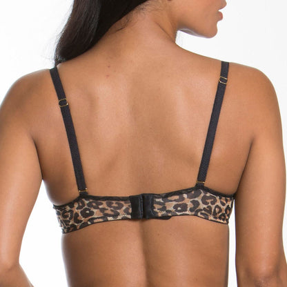 Gossard Glossies Leopard Sheer Bra - Animal Print