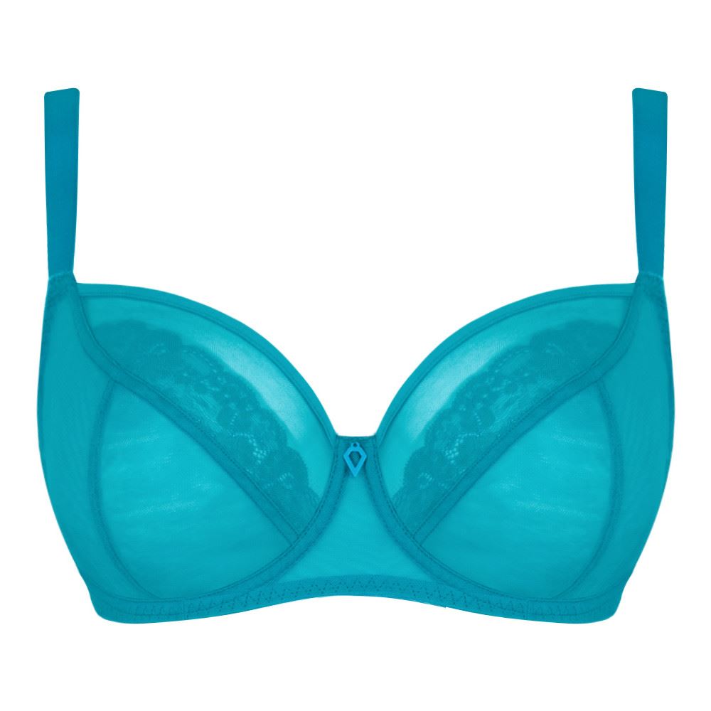 Curvy Kate Eye Spy Balcony Bra - Turquoise