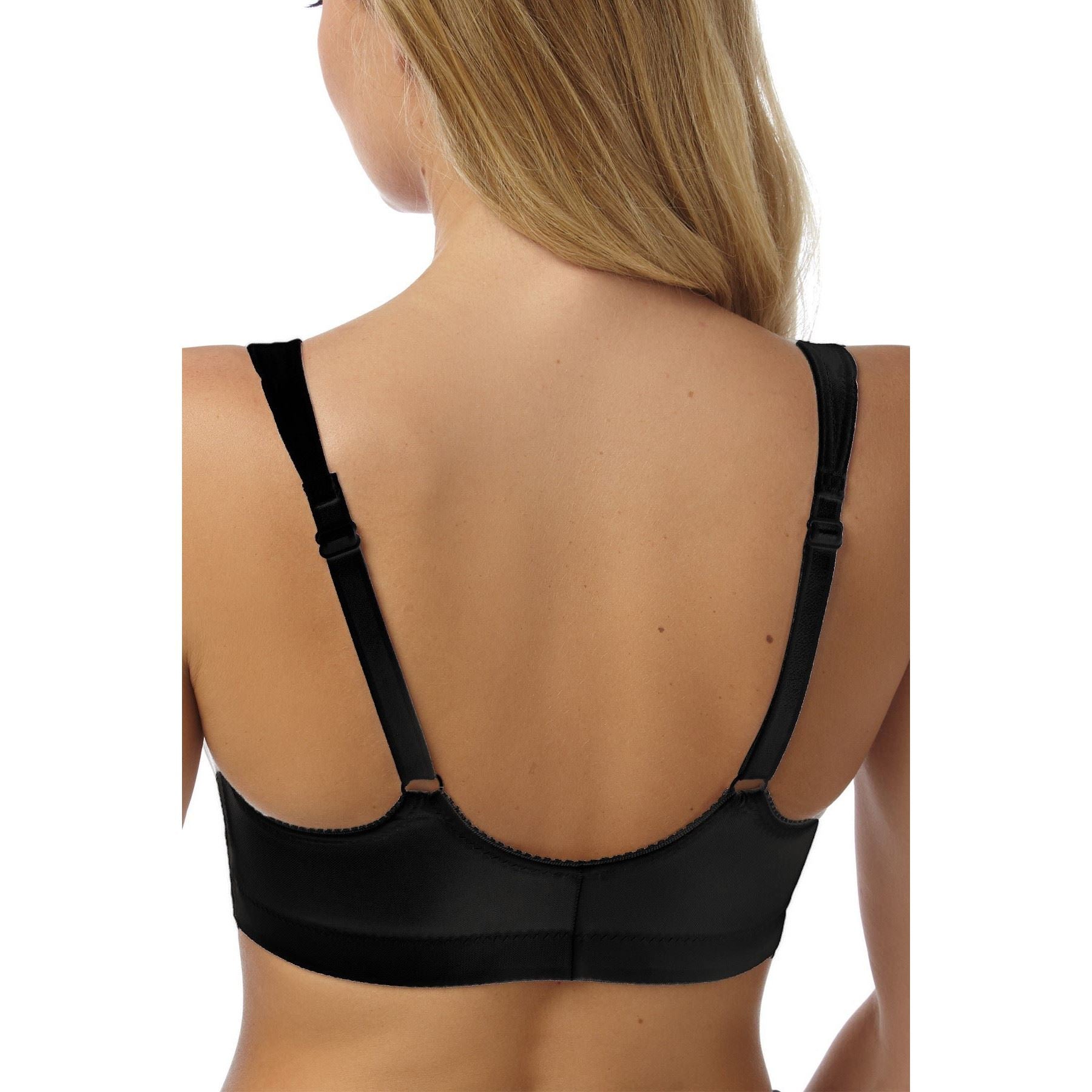 Marlon Front Fastening Bra - Black Marlon