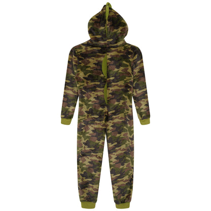 Nifty Kids Camo Lizard Fleece Onesie