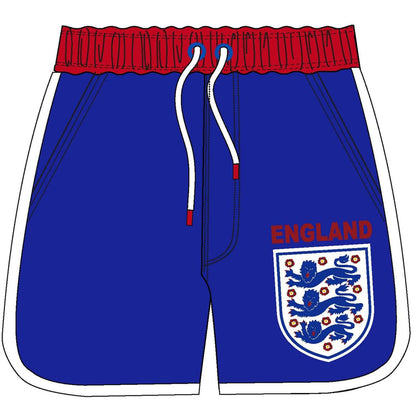 Mens England Swim Shorts - Blue