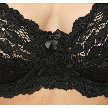 Marlon Underwired Lace Bra - Black Marlon