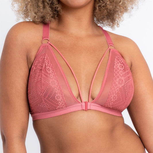 Curvy Kate Front and Centre Bralette - Rose Pink