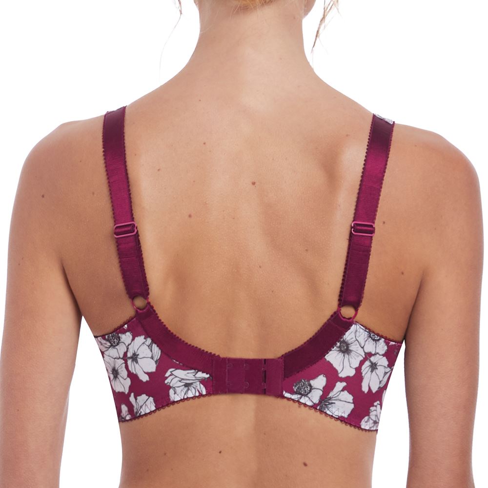 Fantasie Olivia Side Support Bra - Black Cherry