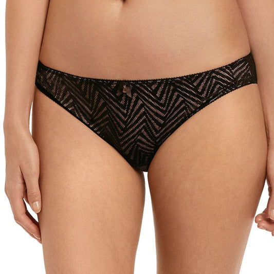 Freya Escape Lace Brief - Ebony