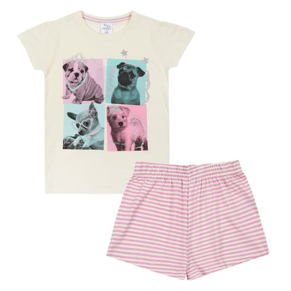 Minikidz Kids Princess Puppy Pyjamas