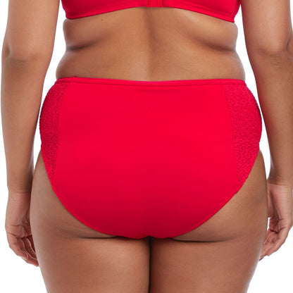 Elomi Indie Mid Rise Bikini Brief - Red
