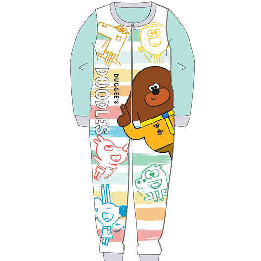 Kids Hey Duggee Fleece Onesie - Mint