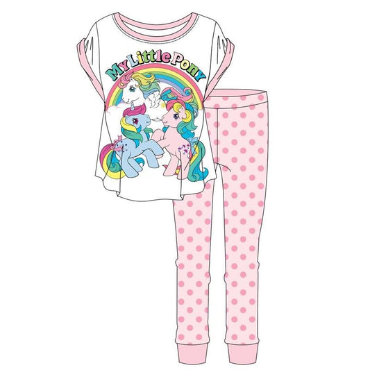 Womens My Little Pony Pyjama Set - White/Pink