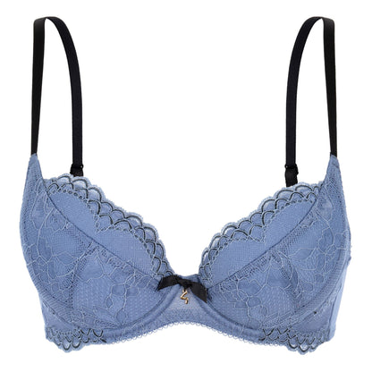 Gossard Superboost Lace Plunge Bra - Moonlight Blue