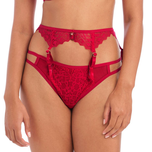 Freya Temptress Suspender Belt - Cherry