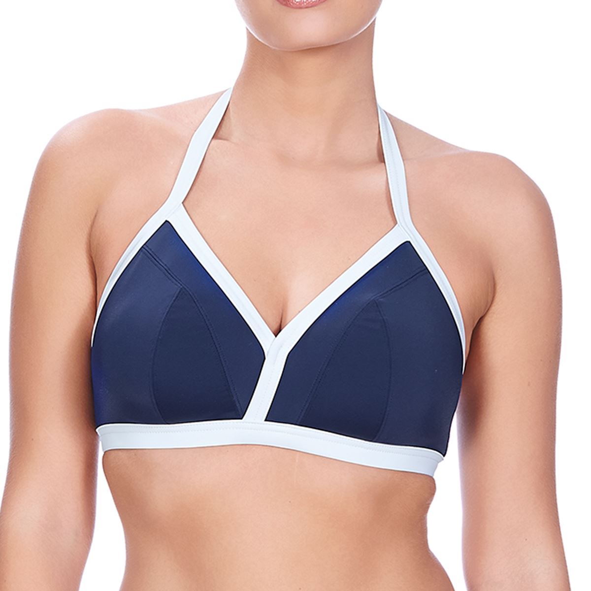 Freya In The Navy Soft Triangle Bikini Top - Marine