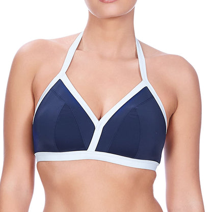 Freya In The Navy Soft Triangle Bikini Top - Marine