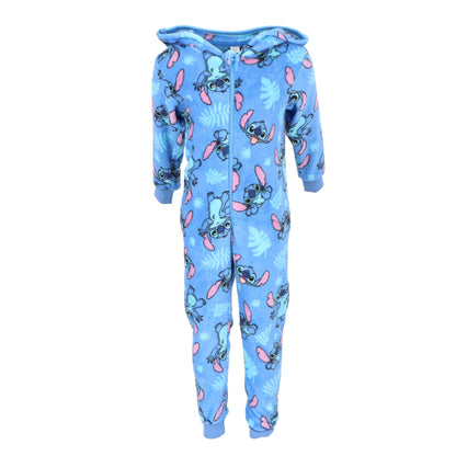 Lilo and Stitch Kids Fleece Onesie - Blue