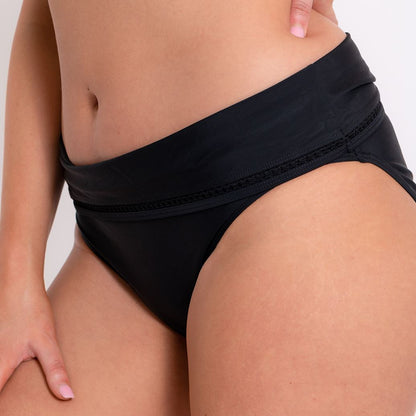 Curvy Kate First Class Deep Fold Over Bikini Brief - Black