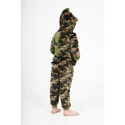 Nifty Kids Camo Lizard Fleece Onesie