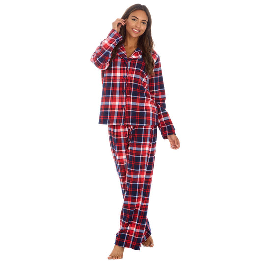 Forever Dreaming Womens Microfleece Check Pyjamas