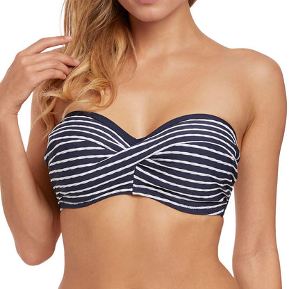 Fantasie San Remo Twist Bandeau Bikini Top - Ink