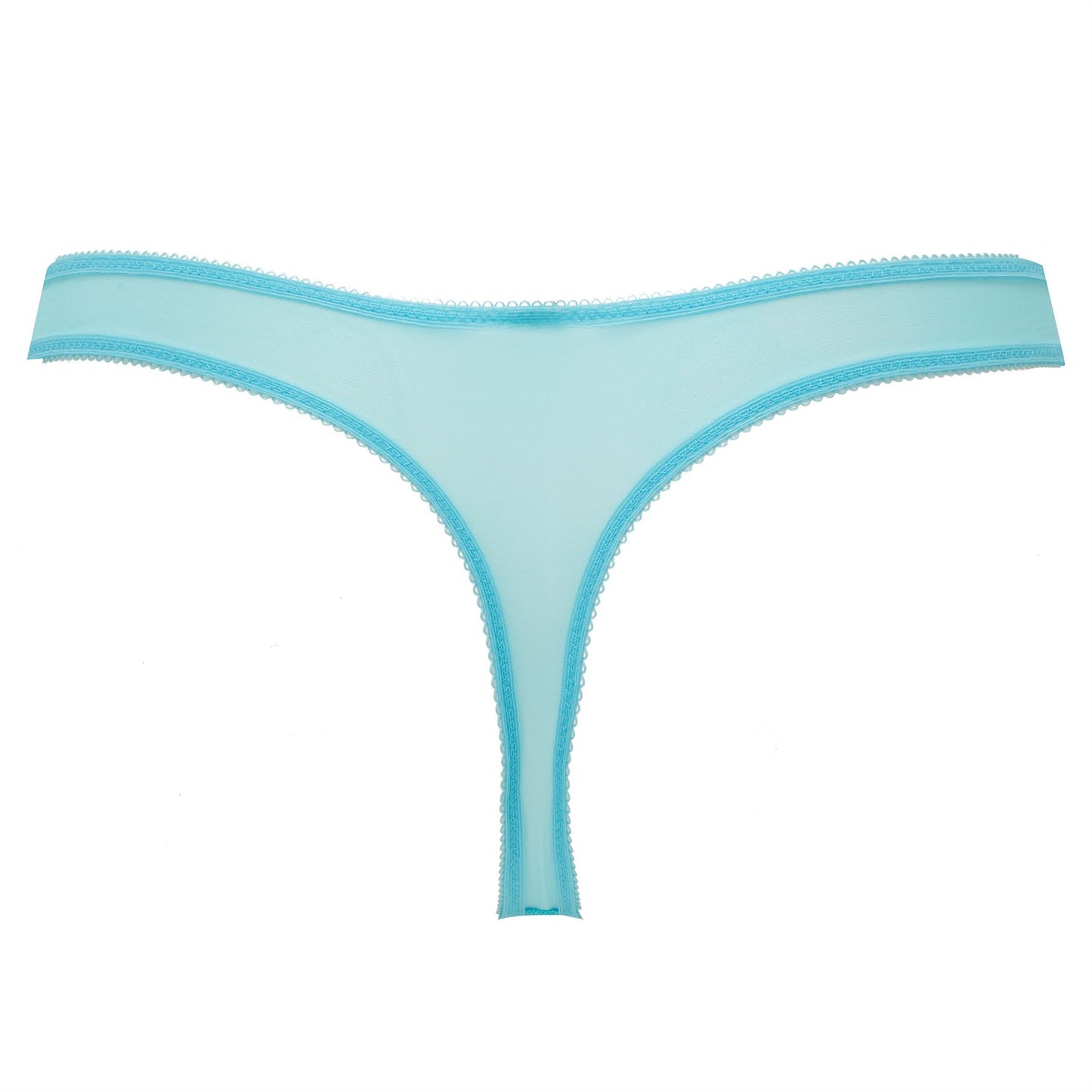 Gossard Glossies Lace Thong - Turquoise Sea