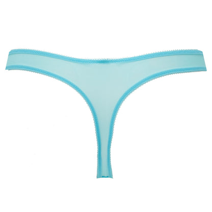 Gossard Glossies Lace Thong - Turquoise Sea