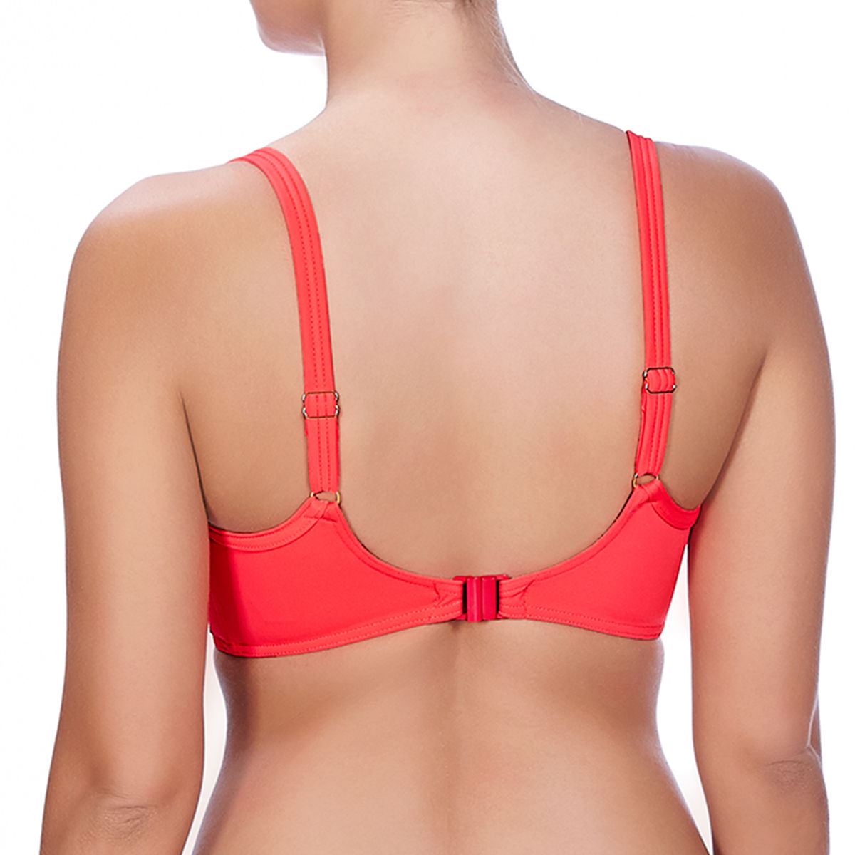 Freya Deco Swim Moulded Bikini Top - Insanely Red