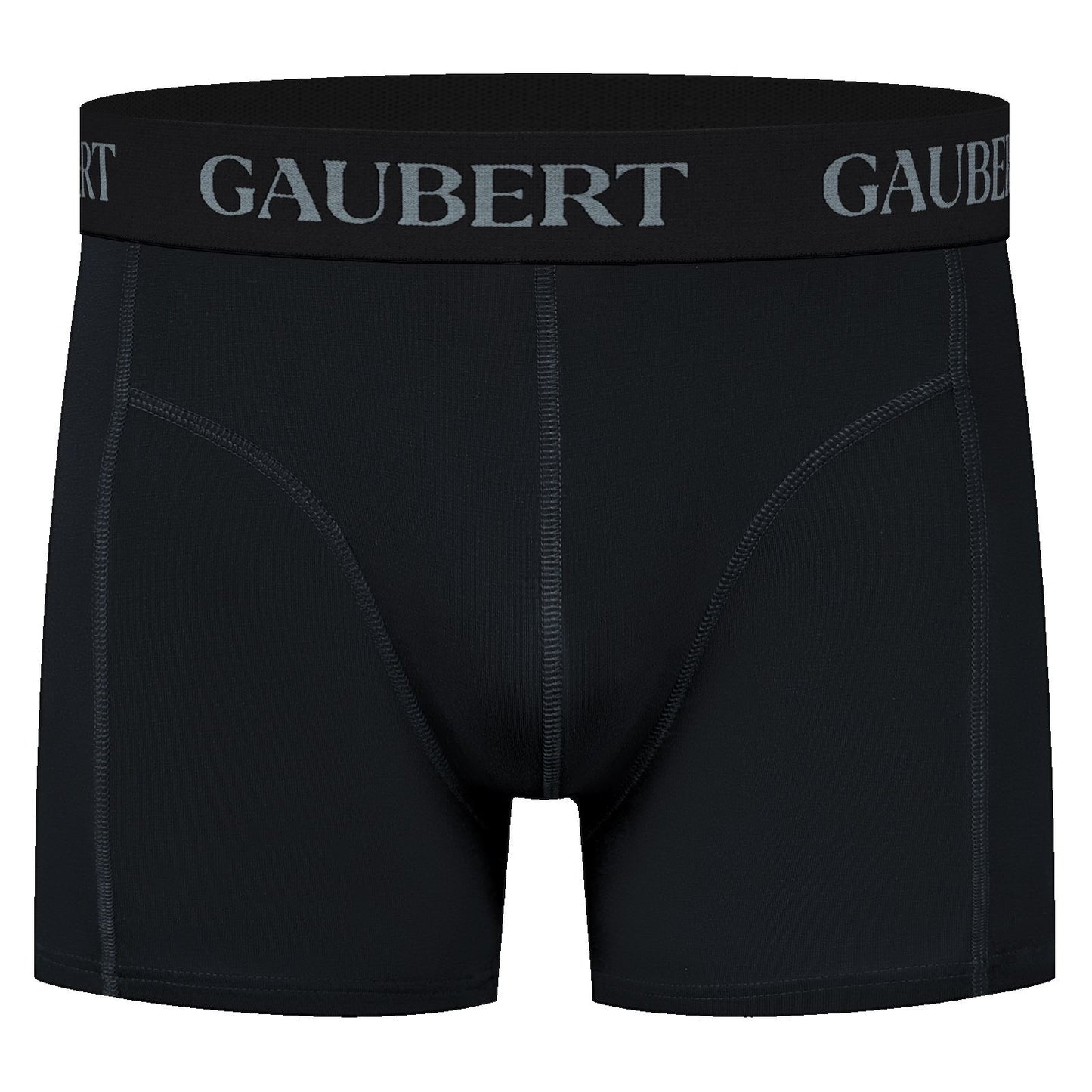Gaubert Premium Bamboo Boxer Shorts (3 Pack) - Plain Black
