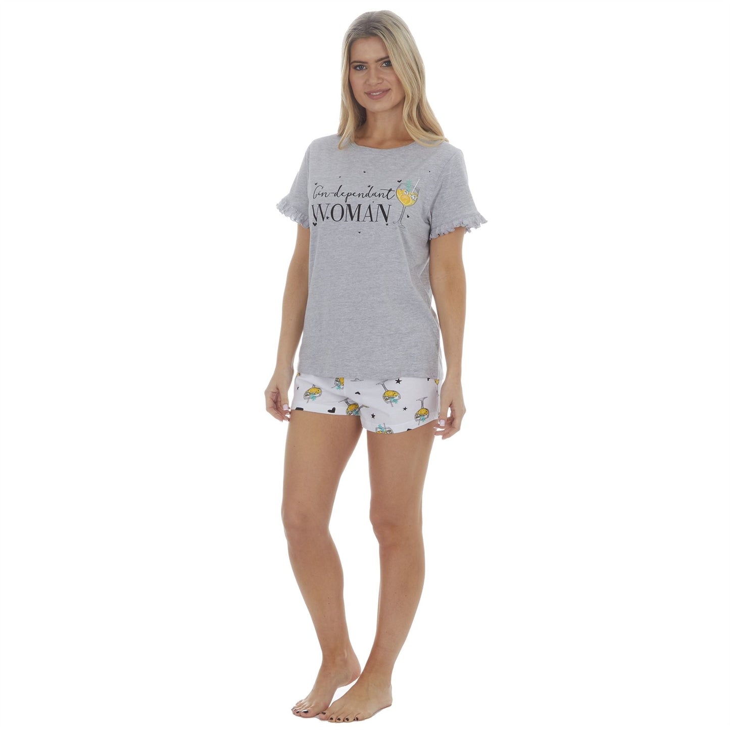 Slumber Party Womens 'Gin-dependant Woman' Pyjamas