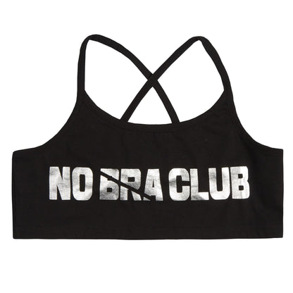 Forever Dreaming Womens 'No Bra Club' Bralette/Lounge Pant - Black/Grey