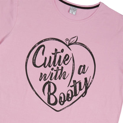 Forever Dreaming 'Cutie With A Booty' Frill Nightdress - Pink