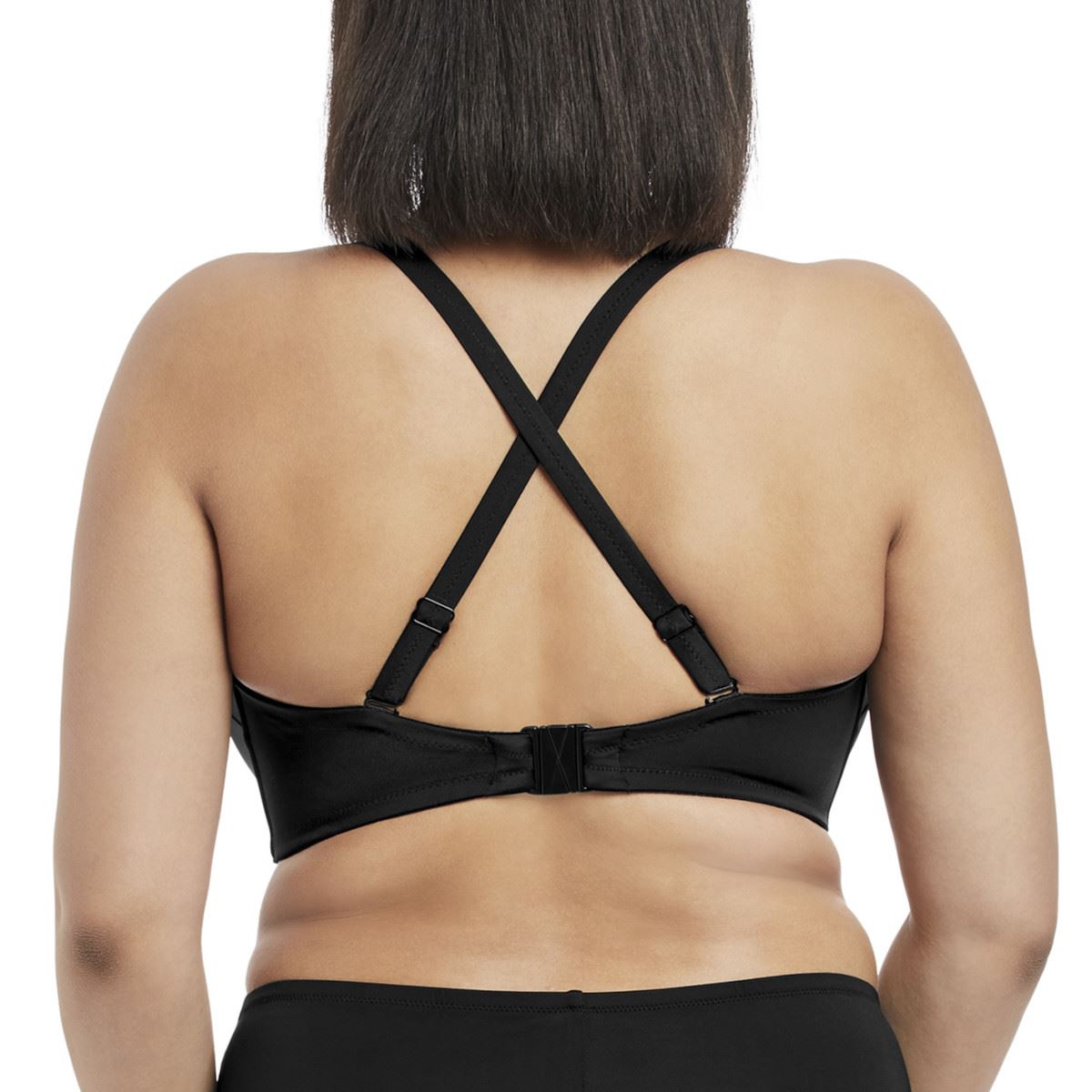 Elomi Essentials Bandeau Bikini Top - Black