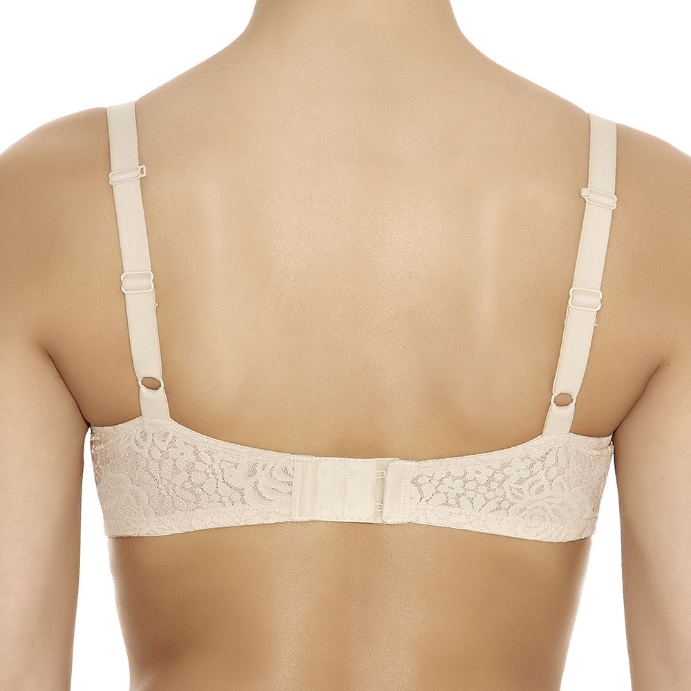 Wacoal Halo Lace Moulded Bra - Naturally Nude Wacoal