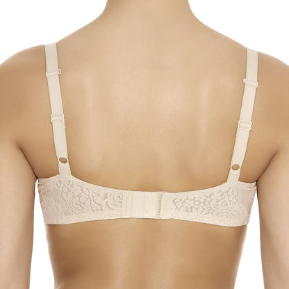 Wacoal Halo Lace Moulded Bra - Naturally Nude Wacoal