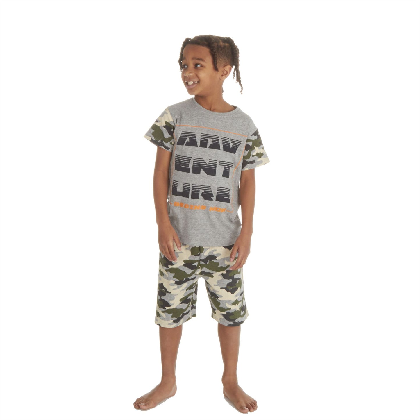 4Kidz Kids 'Adventure' Pyjamas - Camo