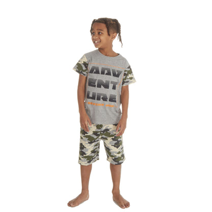 4Kidz Kids 'Adventure' Pyjamas - Camo