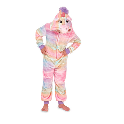 Nifty Kids Rainbow Unicorn Fleece Onesie