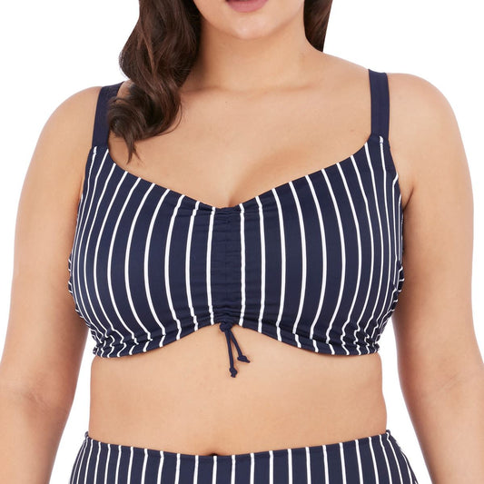 Elomi Plain Sailing Bikini Top - Midnight Stripe