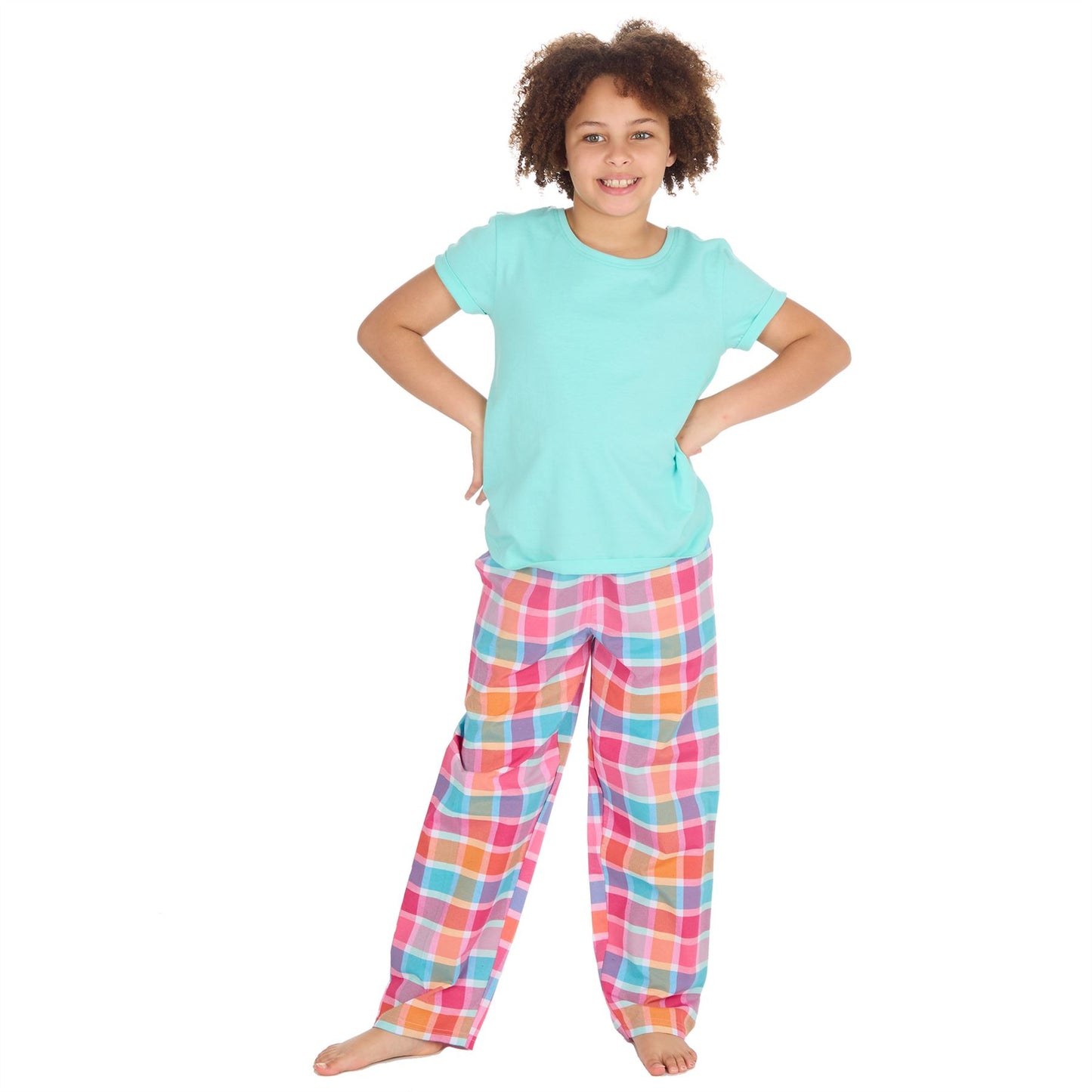 Forever Dreaming Girls Jersey Top and Woven Bottoms - Mint