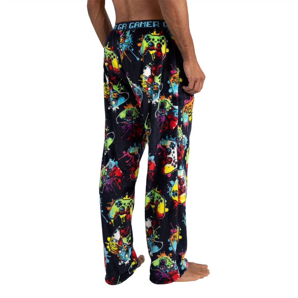 Cargo Bay Mens 'Gamer' Fleece Lounge Pants - Navy Cargo Bay